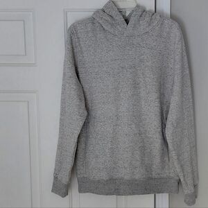 VRST Mens Legacy Lt Gray Heather Fleece Stretch Hooded Sweatshirt. Size Small.